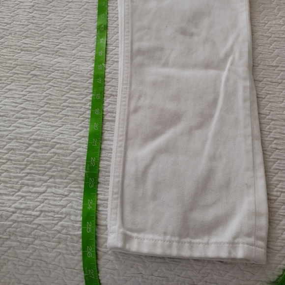 Everlane  the cheeky jeans crop white Sz 28 - Picture 11 of 11